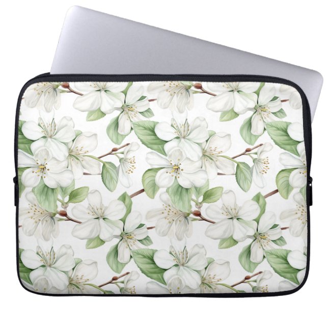 Funda Para Portátil Elegante aroma de manzana blanca (Frente)