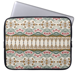 Funda Para Portátil Elegante borde de Boho floral étnico