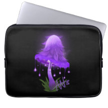 Elegante Capa Inky Colgante Mushroom Purple