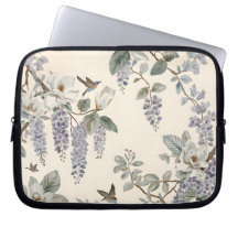 Elegante Chinoiserie Floral y Pájaros