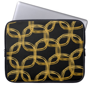 Funda para portátil elegante con círculo de garaba