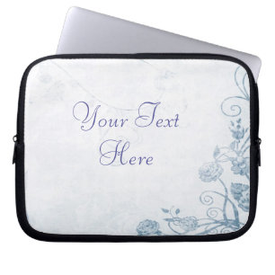 Funda Para Portátil Elegante cosecha azul