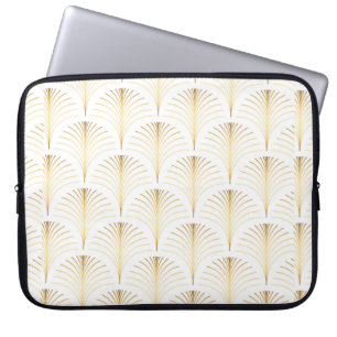 Funda Para Portátil Elegante estilo vintage floral arte deco repetidor