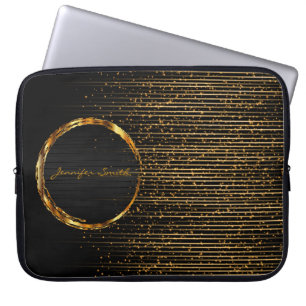 Funda Para Portátil Elegante estrella de tiro con nombre DIY