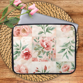 Funda Para Portátil Elegante Floral Vintage