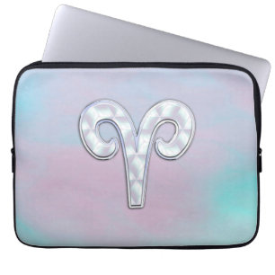 Funda Para Portátil Elegante madre de símbolo zodiaco de Aries estilo