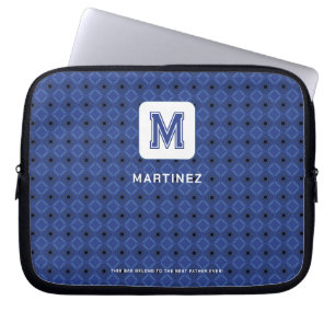 Funda Para Portátil Elegante Manga de portátil azul grisáceo
