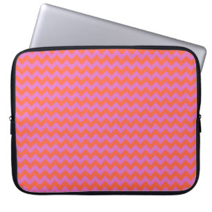 Funda Para Portátil Elegante manga de portátiles, Naranja y cromones m