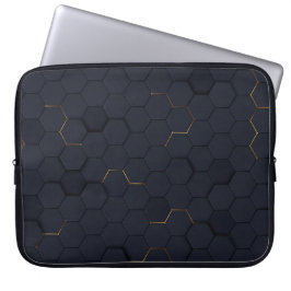 Funda Para Portátil Elegante Manga para portátiles de patrón Hexagonal