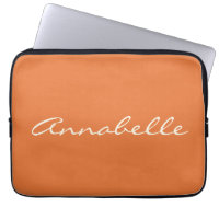 Elegante Naranja Personalizado de nombres de guión