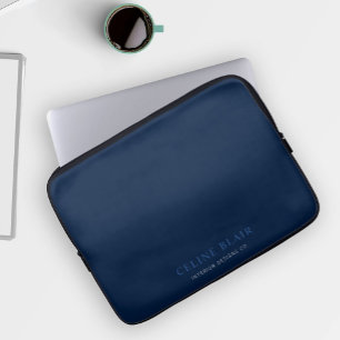Funda Para Portátil Elegante Navy Azul