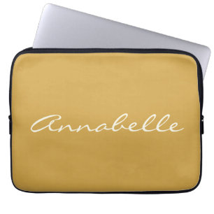 Funda Para Portátil Elegante Personalizado de nombres de guiones manus