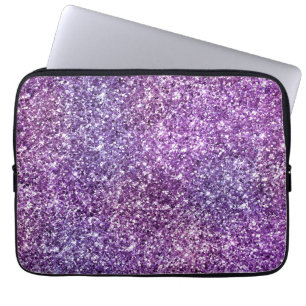 Funda Para Portátil Elegante Púrpura Resumen Diseño de Moda