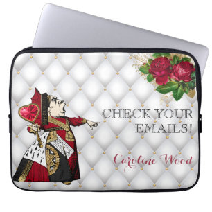 Funda Para Portátil Elegante Reina Roja de los Corazones Ilustracion V