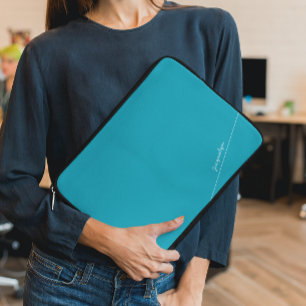 Funda Para Portátil Elegante Verde azulado con manga de portátiles con