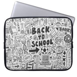 Funda Para Portátil elemento de la escuela de dibujo manual