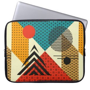 Funda Para Portátil Elementos geométricos de moda. Textura de estilo r