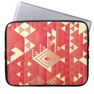 Funda Para Portátil Elementos geométricos decorativos, abstractos vint