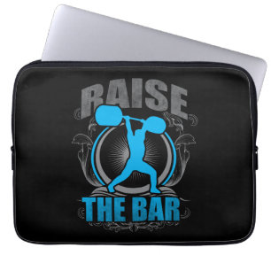 Funda Para Portátil Elevar La Barra - Motivación De La Labor De Halter