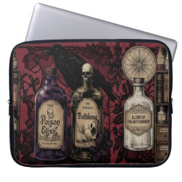 Funda Para Portátil Elixires curiosos y cuervo