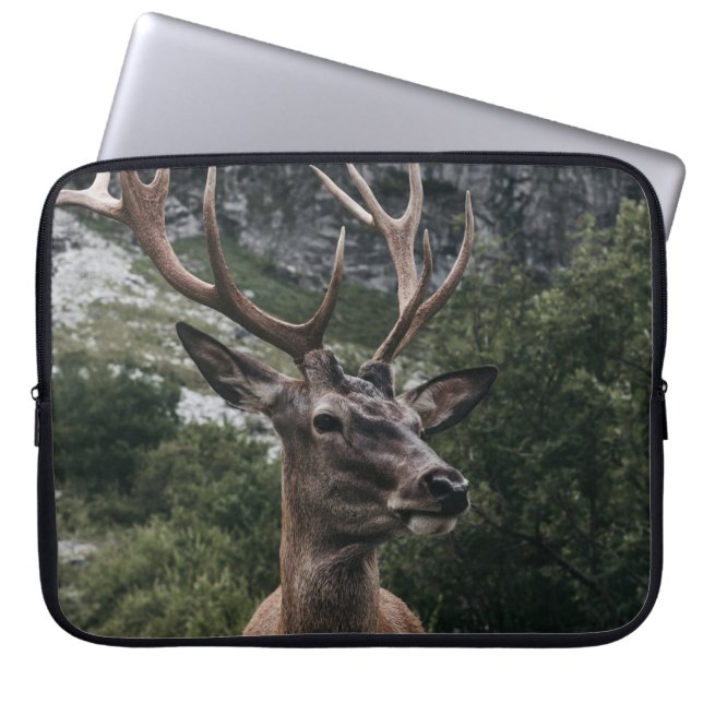FUNDA PARA PORTÁTIL ELK STACK DEER (Frente)