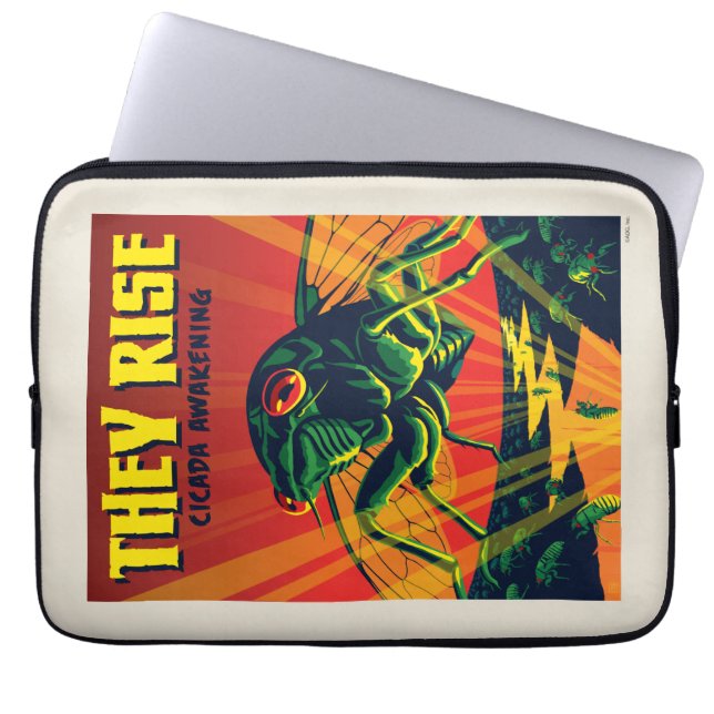 Funda Para Portátil Ellos elevan el despertar de la Cicada (Frente)