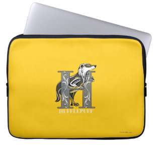 Funda Para Portátil Emblema cruzado HUFFLEPUFF™