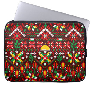 Funda Para Portátil Embrodería tradicional de Palestina Tatreez
