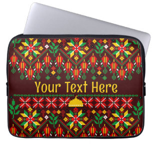 Funda Para Portátil Embrodería tradicional de Palestina Tatreez