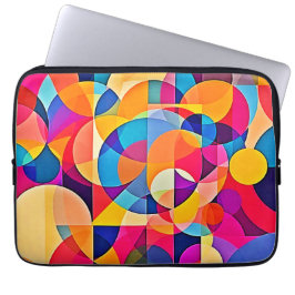 Funda Para Portátil Emoción de color geométrico