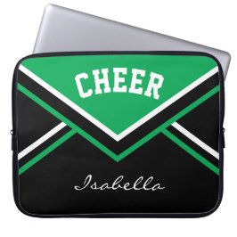 Funda Para Portátil Emocionante animador verde Cheer
