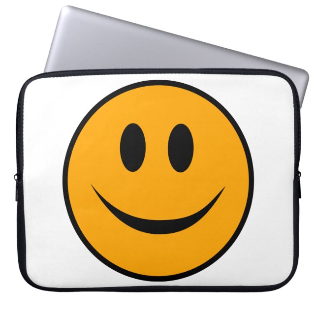 Funda Para Portátil Emoji Cara Sonriente (Frente)