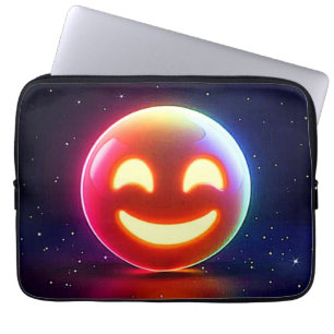 Funda Para Portátil Emoji de orb feliz brillante