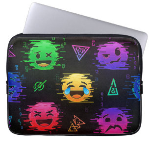 Funda Para Portátil Emojis ácidas de Natasha Us