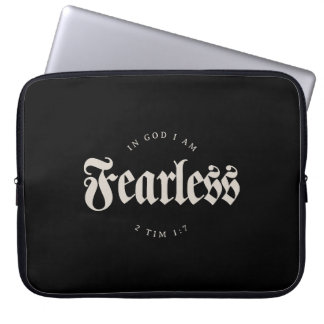 Funda Para Portátil En Dios no tengo miedo 2 Tim 1:7 Christian