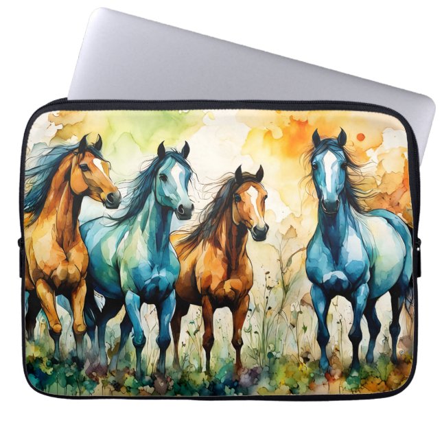 Funda Para Portátil En el Pastizal (Frente)