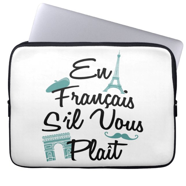 Funda Para Portátil En Francais S'il Vous Plait - Francés (Frente)