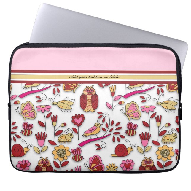 Funda Para Portátil En mi manga de jardín - Personalizar (Frente)