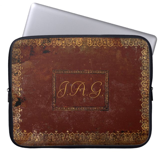 Funda Para Portátil Encanto rústico del Victorian de las cubiertas (Frente)