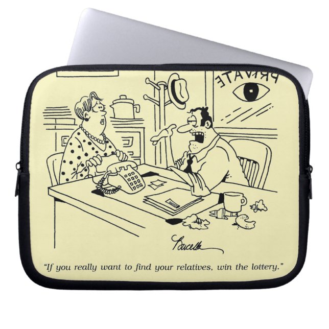 Funda Para Portátil Encontrar a parientes (Frente)
