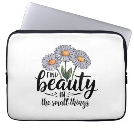 Funda Para Portátil Encontrar belleza en las cosas pequeñas