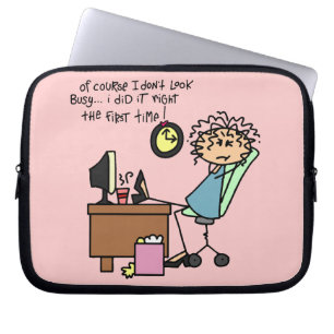 Funda Para Portátil Enderece la primera vez el humor