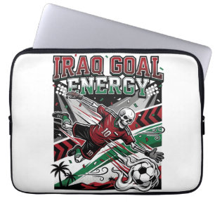 Funda Para Portátil Energía Meta Irak Esquema Delantero Naciones Negri