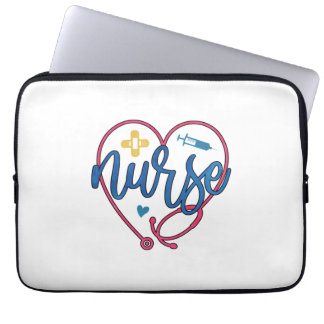 Funda Para Portátil Enfermera de arte