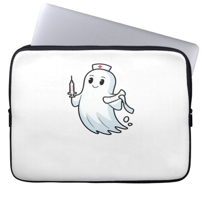 Funda Para Portátil enfermera fantasma Classic T-Shirt_1 (Frente)