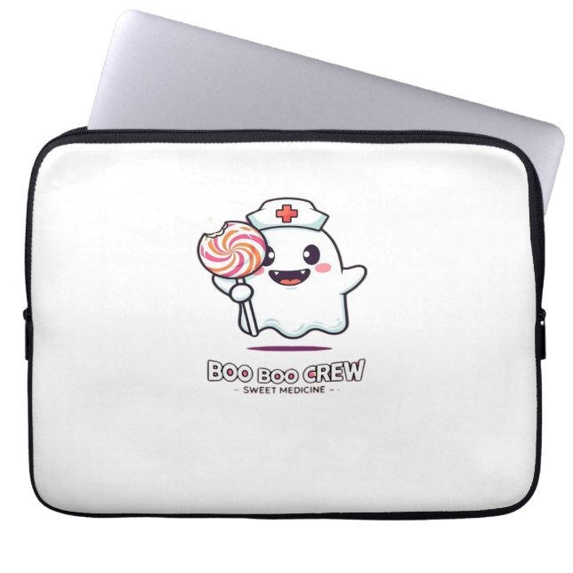 Funda Para Portátil Enfermera fantasma, equipo de bomberos Halloween C (Frente)