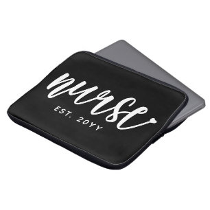 Funda Para Portátil Enfermera personalizado de Typografía Ésa Enfermer