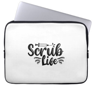 Funda Para Portátil Enfermería Regalo Vida de Scrub