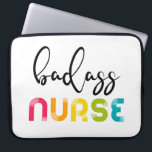 Funda Para Portátil Enfermero de Badass<br><div class="desc">Un diseño luminoso y elegante para todas las enfermeras y cuidadores.</div>