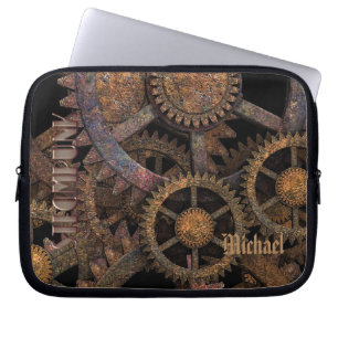 Funda Para Portátil Engranajes y ruedas personalizadas de Steampunk
